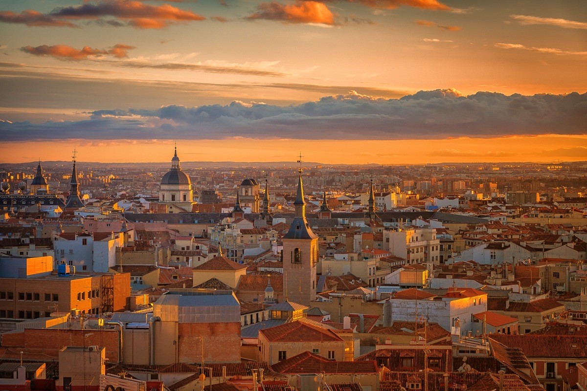 Torino madrid veduta aerea