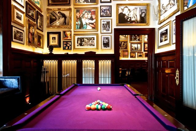 La sala da biliardo