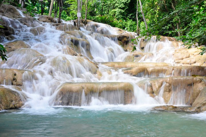 dunn's river falls Le cascate di Dunn's River Falls