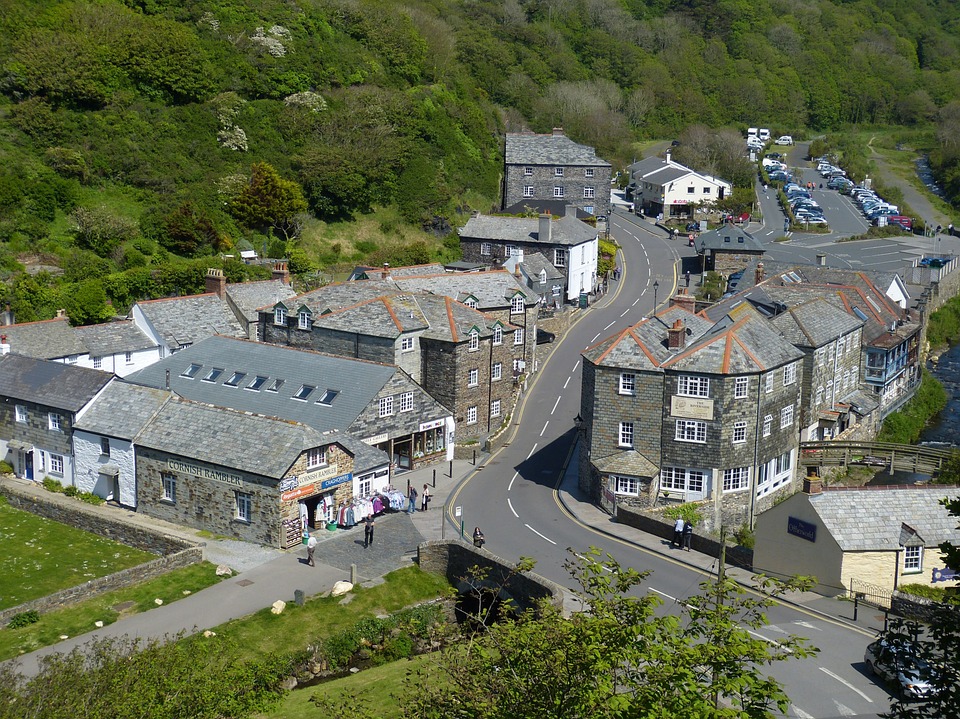 Boscastle nella Cornovaglia del nord